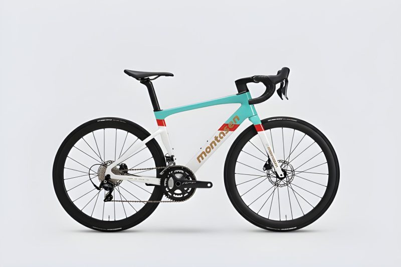 Montasen Kids Road Bike R05 - Teal - White Performance Youth Bike