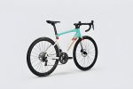 Montasen Kids Road Bike R05 - Teal - White Performance Youth Bike rear angle