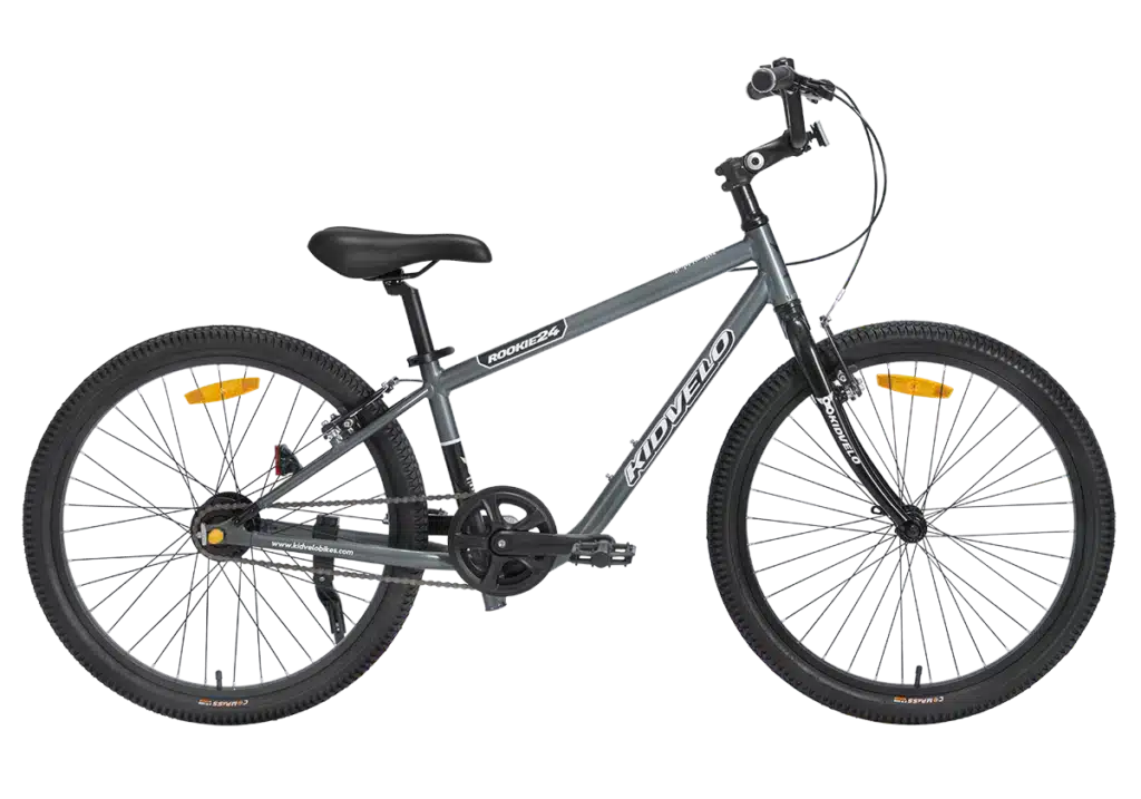 Rookie 24 inch Convertible Balance Bike with Add-on Pedals in Galaxy Grey