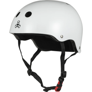 Triple 8 Dual Certified Helmet - White Matte